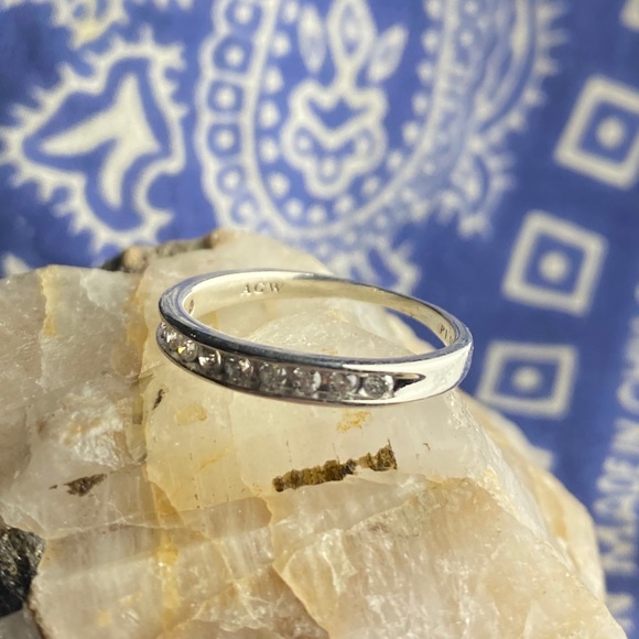 platinaire Jewelry - Plantinare Silver and Diamond Ring